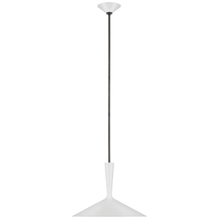 Visual Comfort Signature Canada - ARN 5541WHT/BZ - LED Pendant - Rosetta - Matte White and Bronze