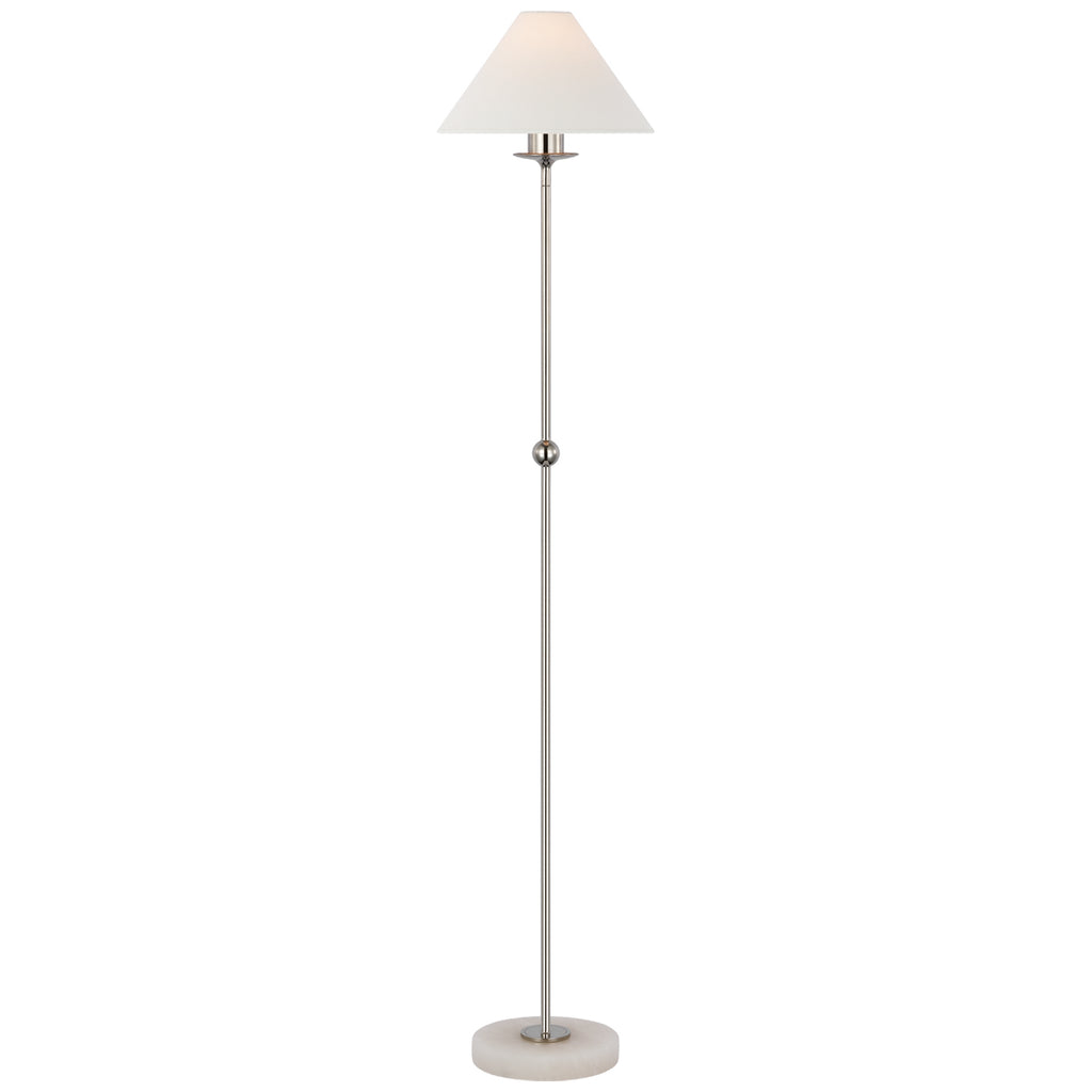 Visual Comfort Signature Canada - CHA 9145PN/ALB-L - LED Floor Lamp - Caspian - Polished Nickel and Alabaster