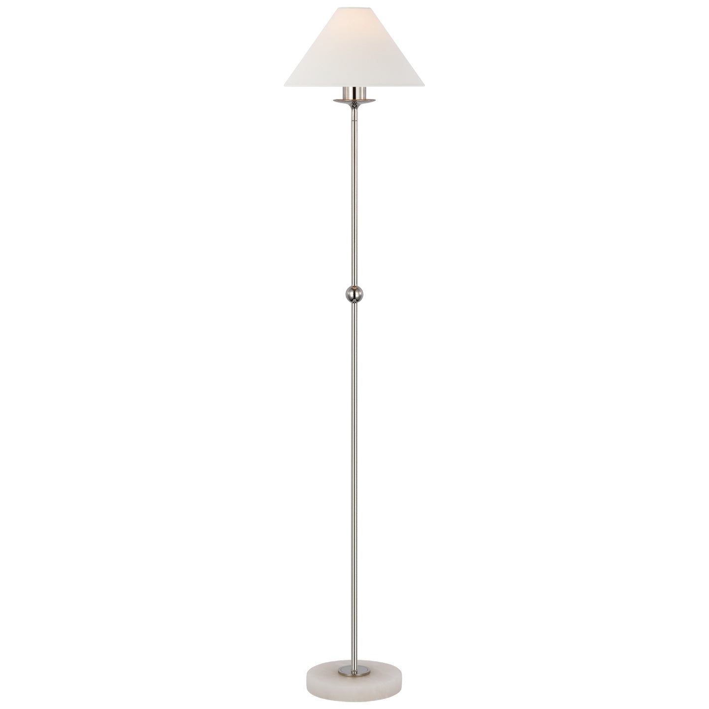 Visual Comfort Signature Canada - CHA 9145PN/ALB-L - LED Floor Lamp - Caspian - Polished Nickel and Alabaster