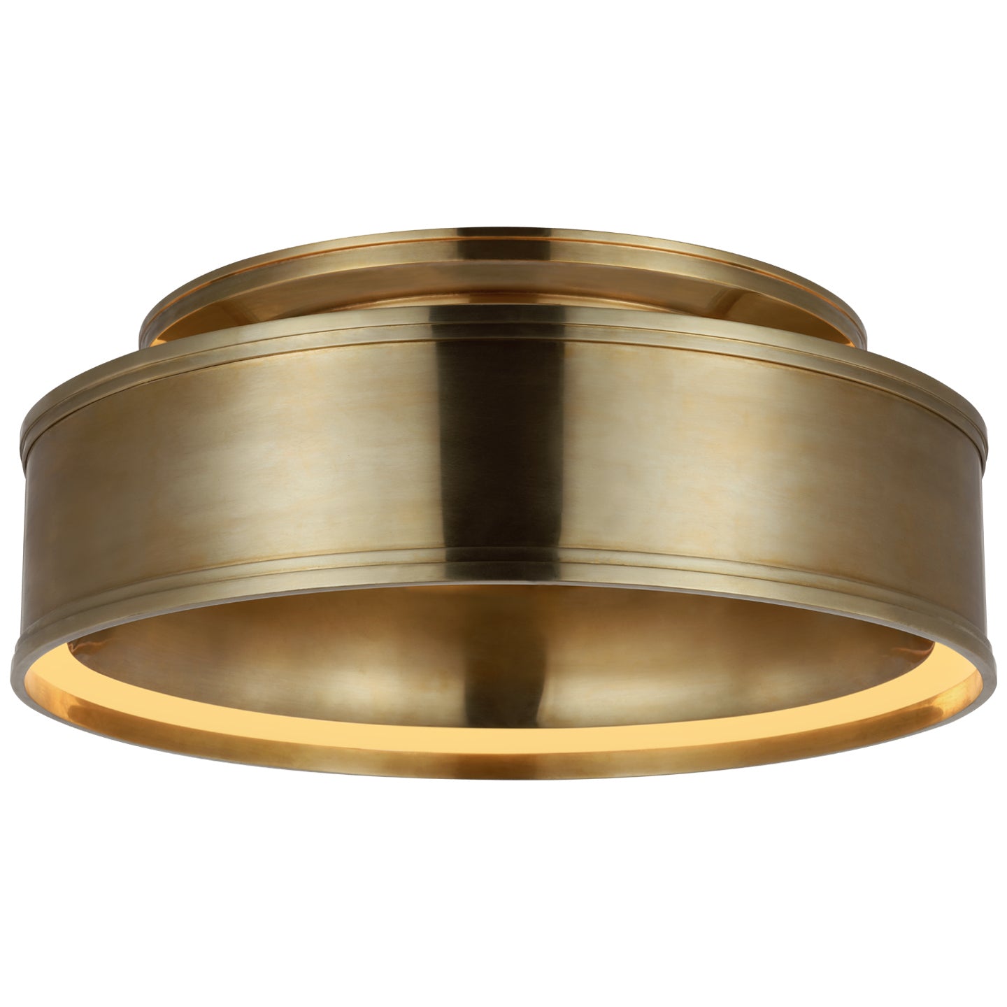 Visual Comfort Signature Canada - CHC 4612AB - LED Flush Mount - Connery - Antique-Burnished Brass