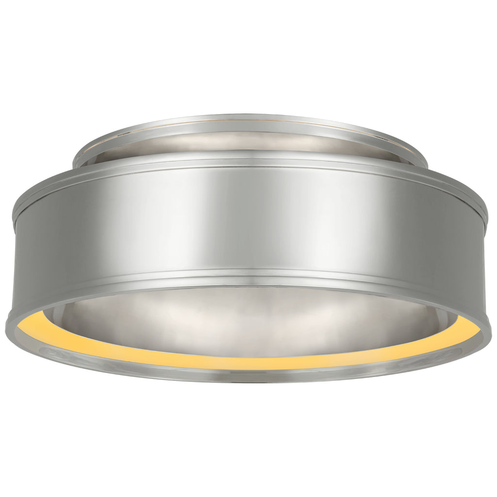 Visual Comfort Signature Canada - CHC 4612PN - LED Flush Mount - Connery - Polished Nickel