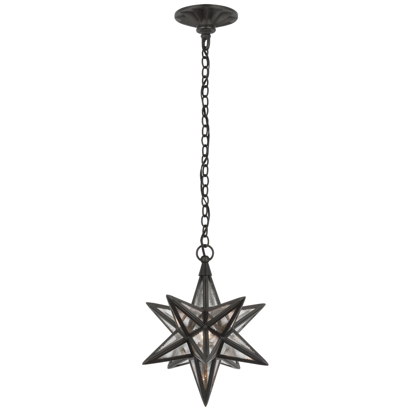 Visual Comfort Signature Canada - CHC 5210AI-AM - LED Lantern - Moravian Star - Aged Iron