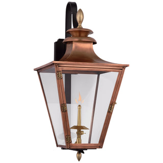 Visual Comfort Signature Canada - CHO 2435SC-CG - Gas Wall Lantern - Albermarle Gas - Soft Copper and Brass
