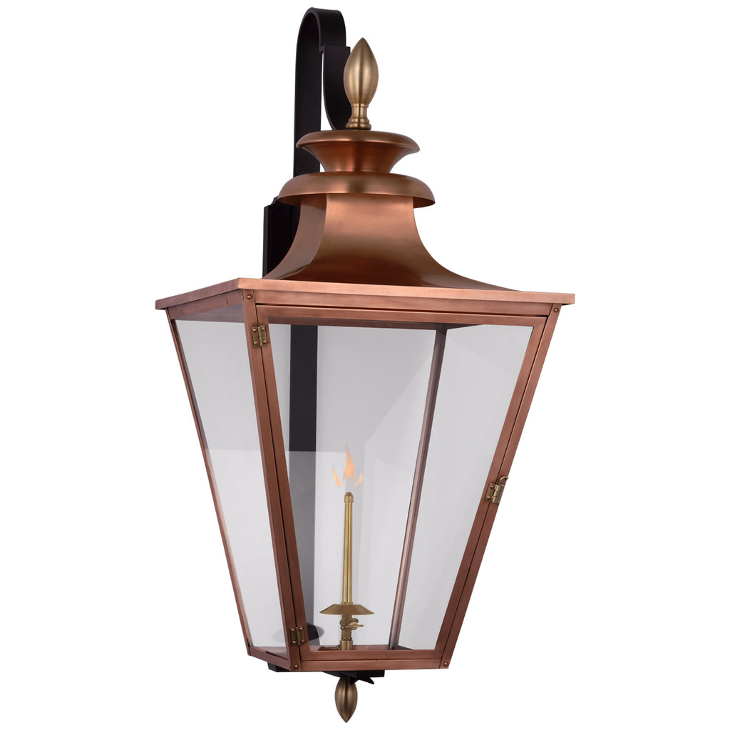 Visual Comfort Signature Canada - CHO 2437SC-CG - Gas Wall Lantern - Albermarle Gas - Soft Copper and Brass