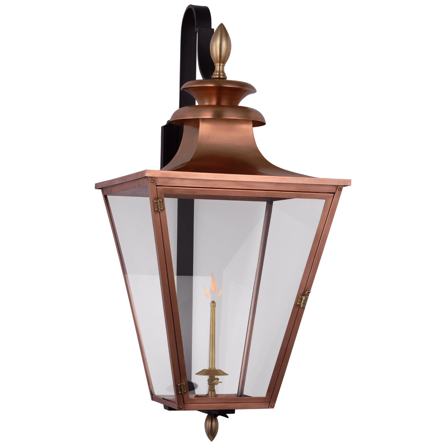 Visual Comfort Signature Canada - CHO 2437SC-CG - Gas Wall Lantern - Albermarle Gas - Soft Copper and Brass