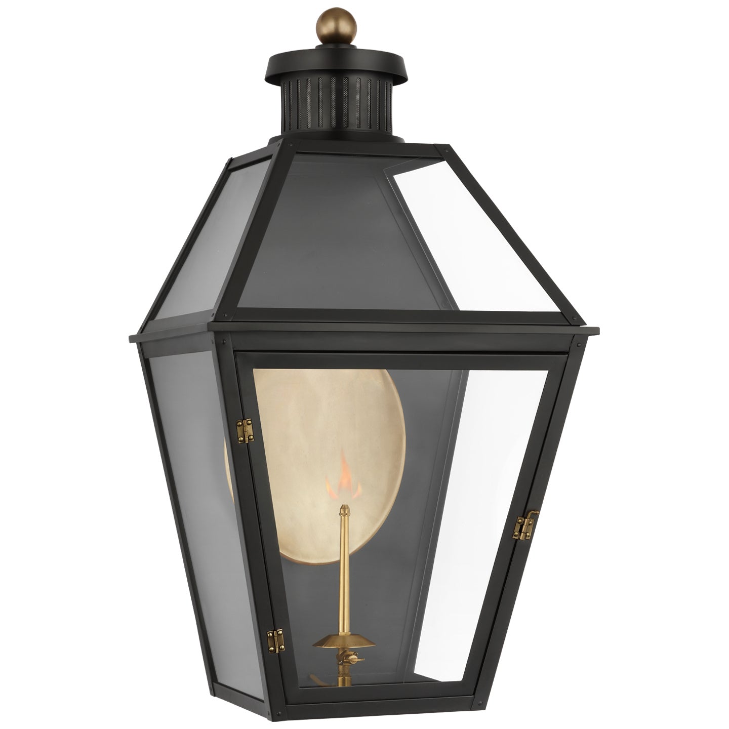 Visual Comfort Signature Canada - CHO 2452BLK-CG - Gas Wall Lantern - Stratford Gas - Matte Black