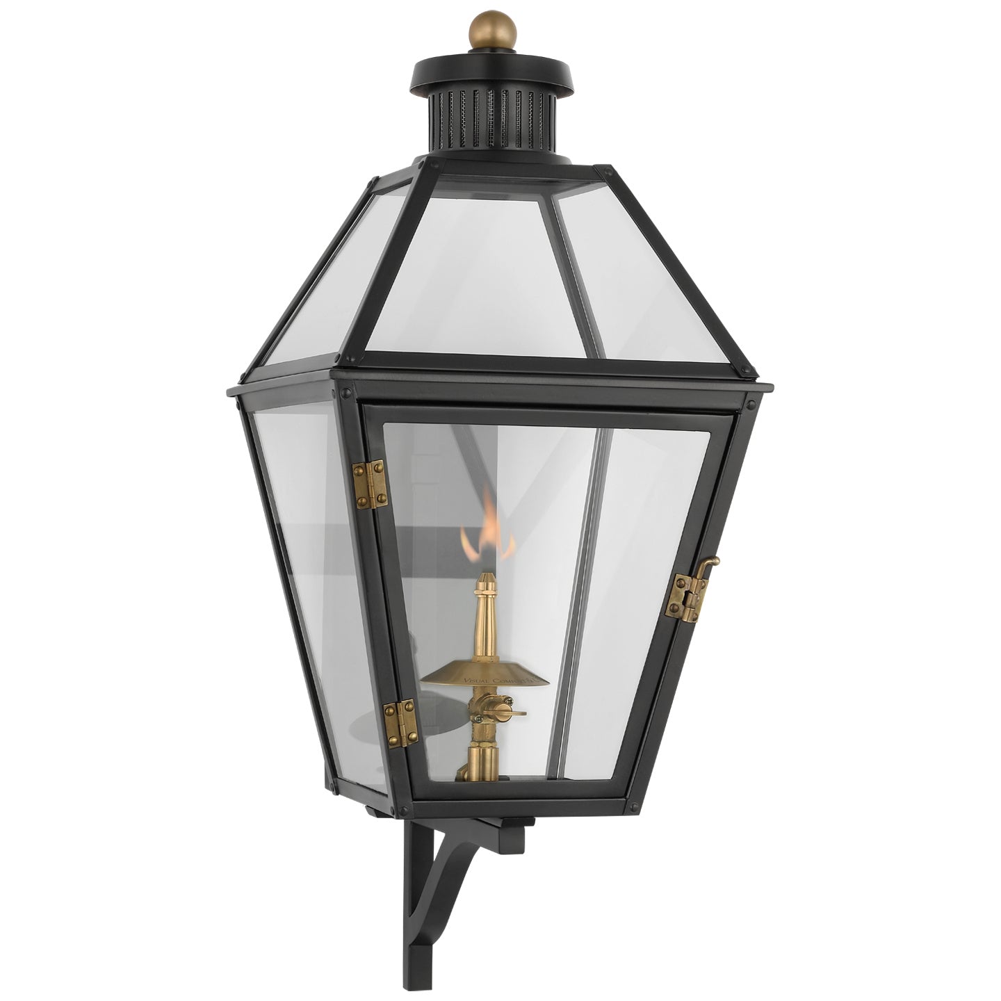 Visual Comfort Signature Canada - CHO 2455BLK-CG - Gas Wall Lantern - Stratford Gas - Matte Black