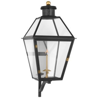 Visual Comfort Signature Canada - CHO 2456BLK-CG - Gas Wall Lantern - Stratford Gas - Matte Black