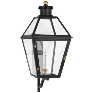 Visual Comfort Signature Canada - CHO 2457BLK-CG - Gas Wall Lantern - Stratford Gas - Matte Black