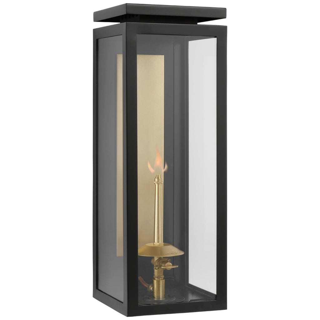 Visual Comfort Signature Canada - CHO 2550BLK-CG - Gas Wall Lantern - Fresno Gas - Matte Black