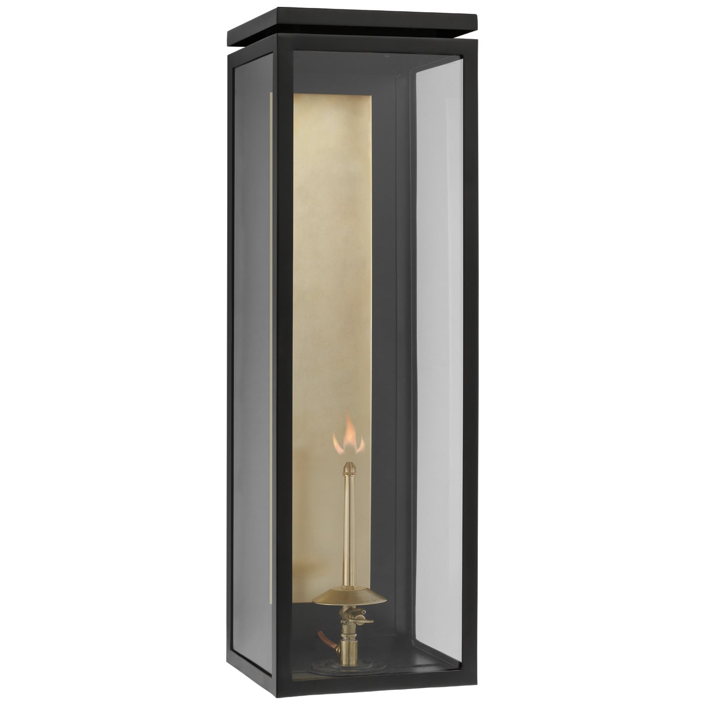 Visual Comfort Signature Canada - CHO 2552BLK-CG - Gas Wall Lantern - Fresno Gas - Matte Black