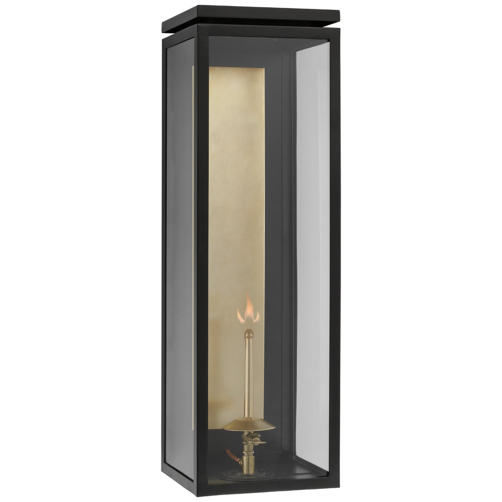 Visual Comfort Signature Canada - CHO 2552BLK-CG - Gas Wall Lantern - Fresno Gas - Matte Black