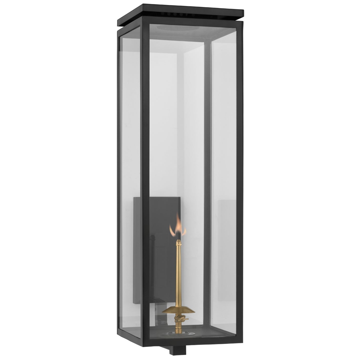 Visual Comfort Signature Canada - CHO 2562BLK-CG - Gas Wall Lantern - Fresno Gas - Matte Black