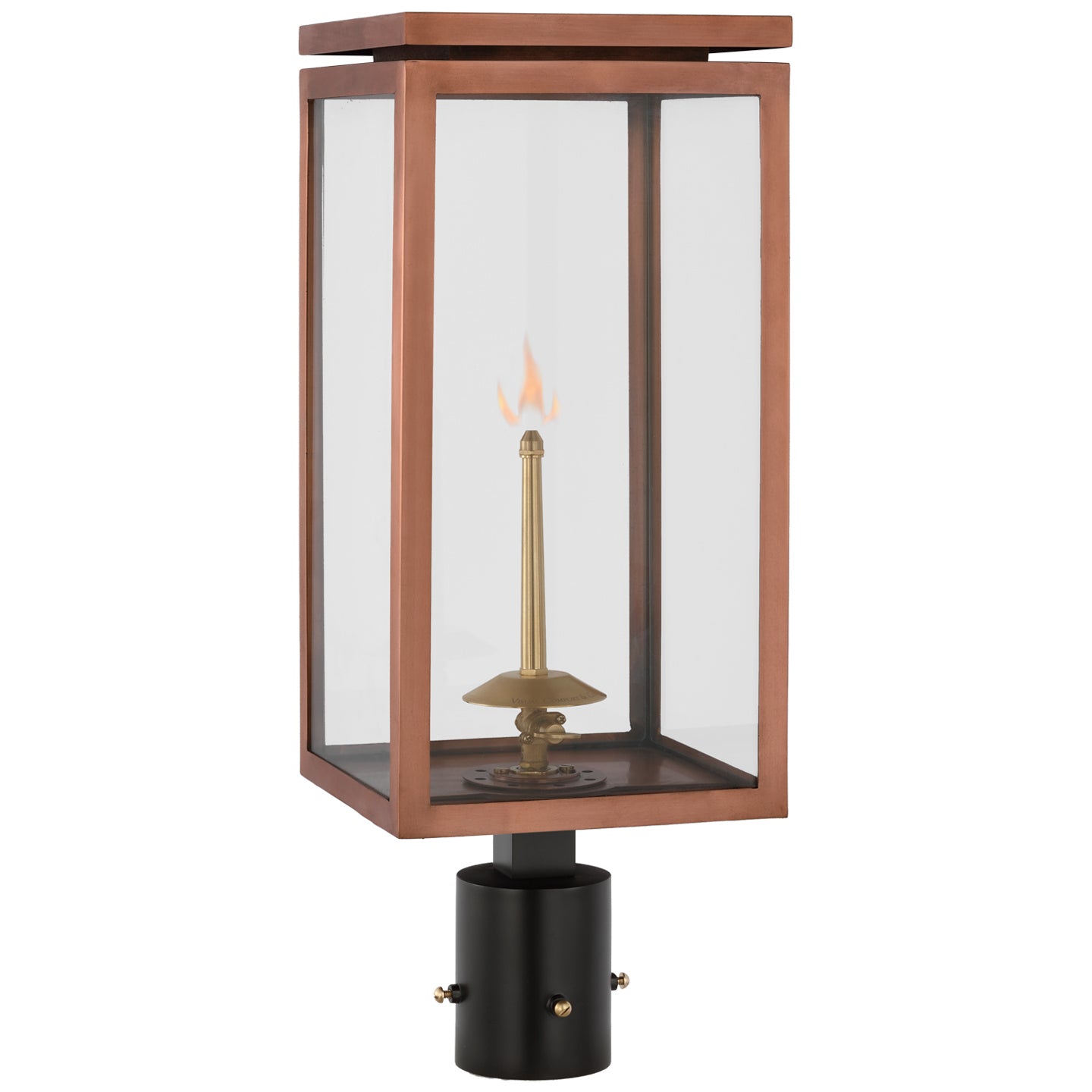 Visual Comfort Signature Canada - CHO 7550SC-CG - Gas Post Light - Fresno Gas - Soft Copper