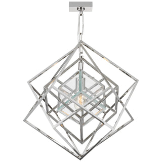 Visual Comfort Signature Canada - KW 5020PN-CG - LED Chandelier - Cubist - Polished Nickel