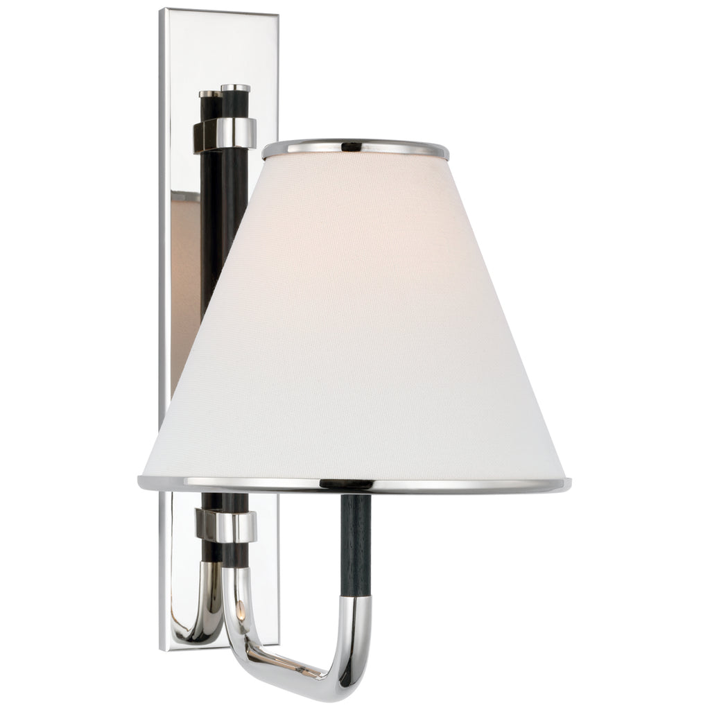 Visual Comfort Signature Canada - MF 2055PN/EB-L - LED Wall Sconce - Rigby - Polished Nickel and Ebony