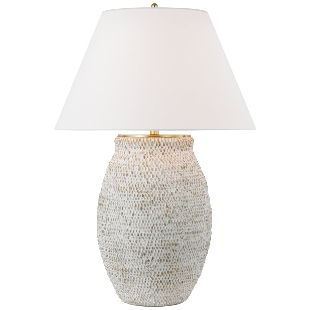 Visual Comfort Signature Canada - MF 3002PWR-L - LED Table Lamp - Avedon - Plaster White Rattan