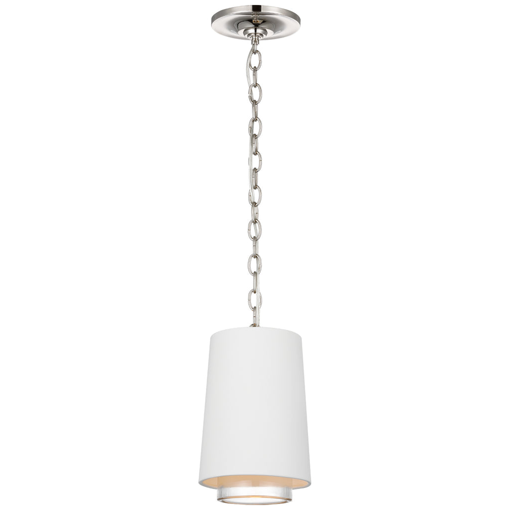 Visual Comfort Signature Canada - S 5120PN-WHT/CG - LED Pendant - Sydney - Polished Nickel