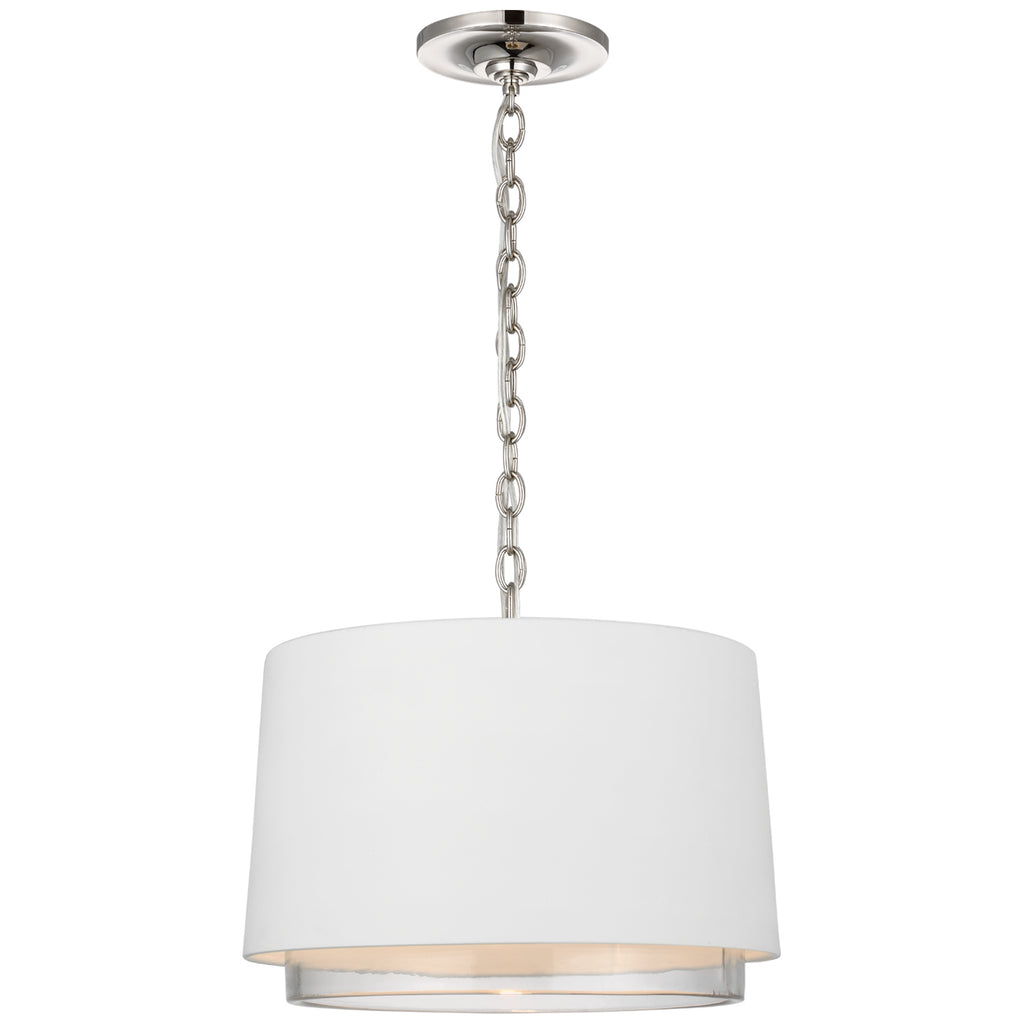 Visual Comfort Signature Canada - S 5121PN-WHT/CG - LED Pendant - Sydney - Polished Nickel