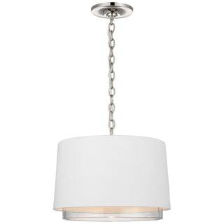 Visual Comfort Signature Canada - S 5121PN-WHT/CG - LED Pendant - Sydney - Polished Nickel