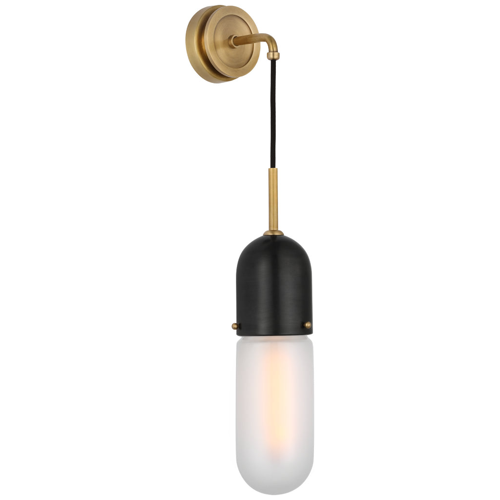 Visual Comfort Signature Canada - TOB 2645BZ/HAB-FG - LED Wall Sconce - Junio - Bronze and Brass
