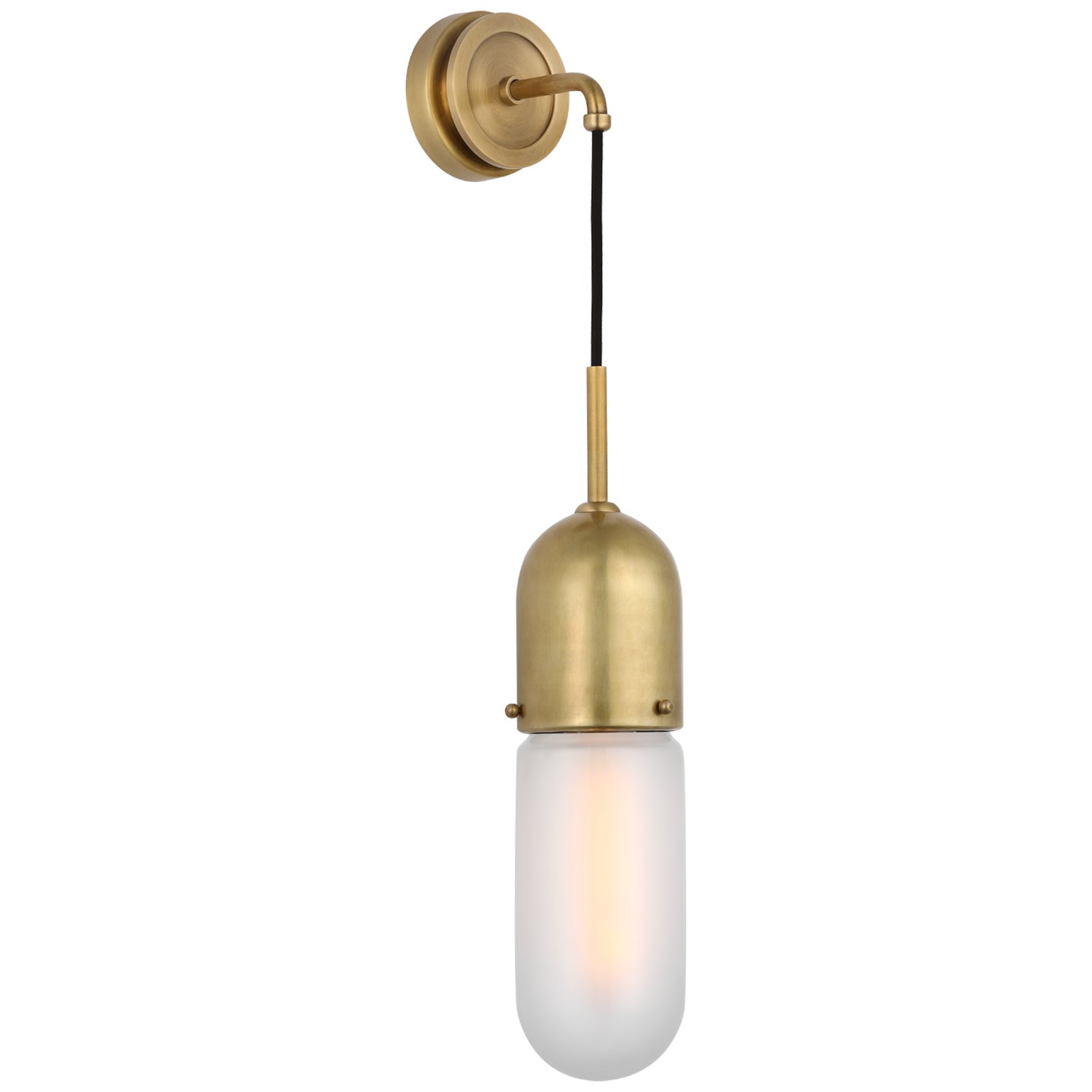 Visual Comfort Signature Canada - TOB 2645HAB-FG - LED Wall Sconce - Junio - Hand-Rubbed Antique Brass