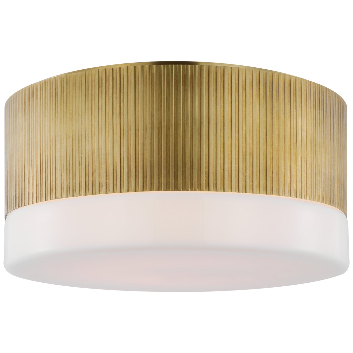Visual Comfort Signature Canada - TOB 4356HAB-WG - LED Flush Mount - Ace - Hand-Rubbed Antique Brass