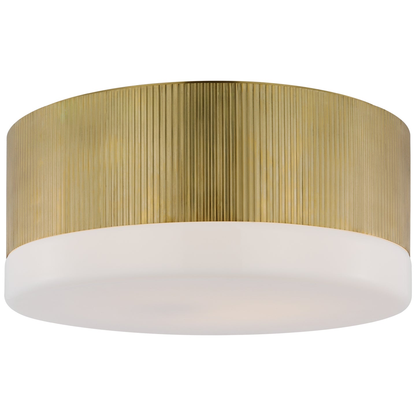 Visual Comfort Signature Canada - TOB 4357HAB-WG - LED Flush Mount - Ace - Hand-Rubbed Antique Brass