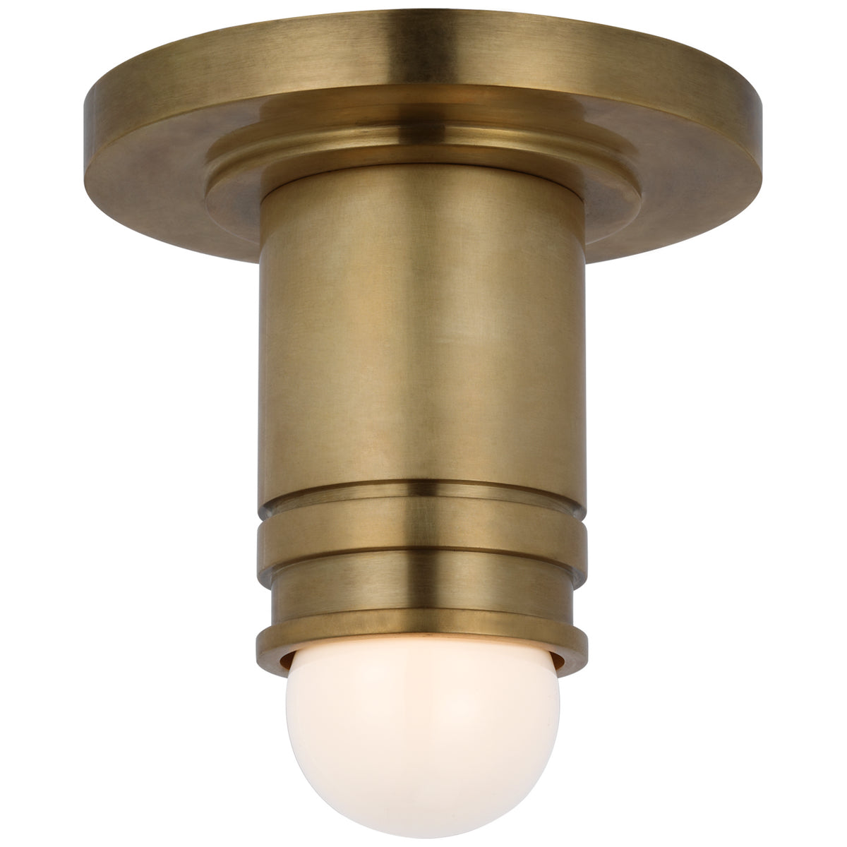 Visual Comfort Signature Canada - TOB 4360HAB - LED Flush Mount - Top Hat - Hand-Rubbed Antique Brass
