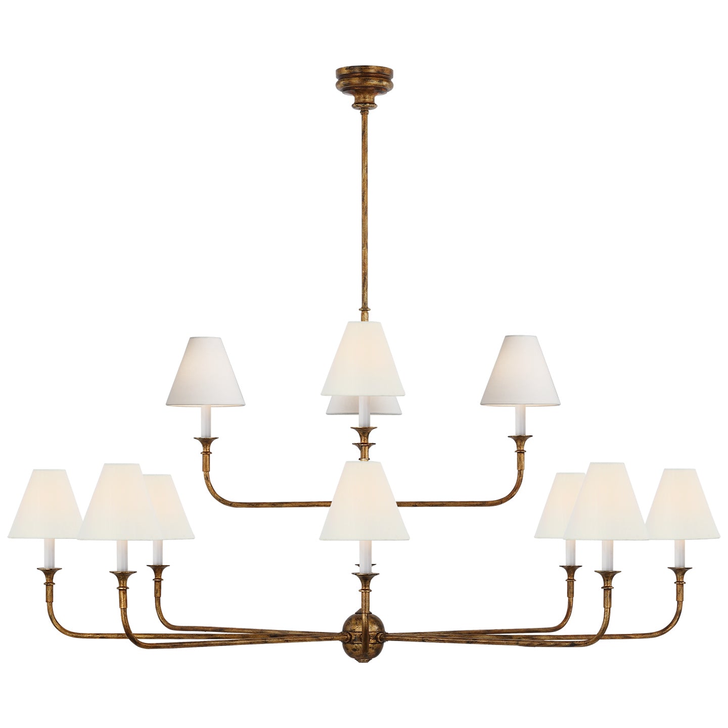 Visual Comfort Signature Canada - TOB 5453AG-L - LED Chandelier - Piaf - Antique Gild