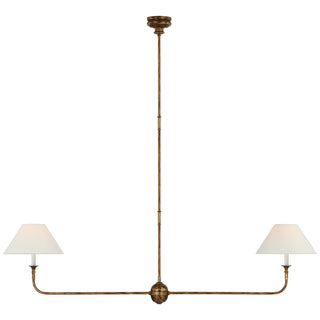 Visual Comfort Signature Canada - TOB 5455AG-L - LED Linear Pendant - Piaf - Antique Gild