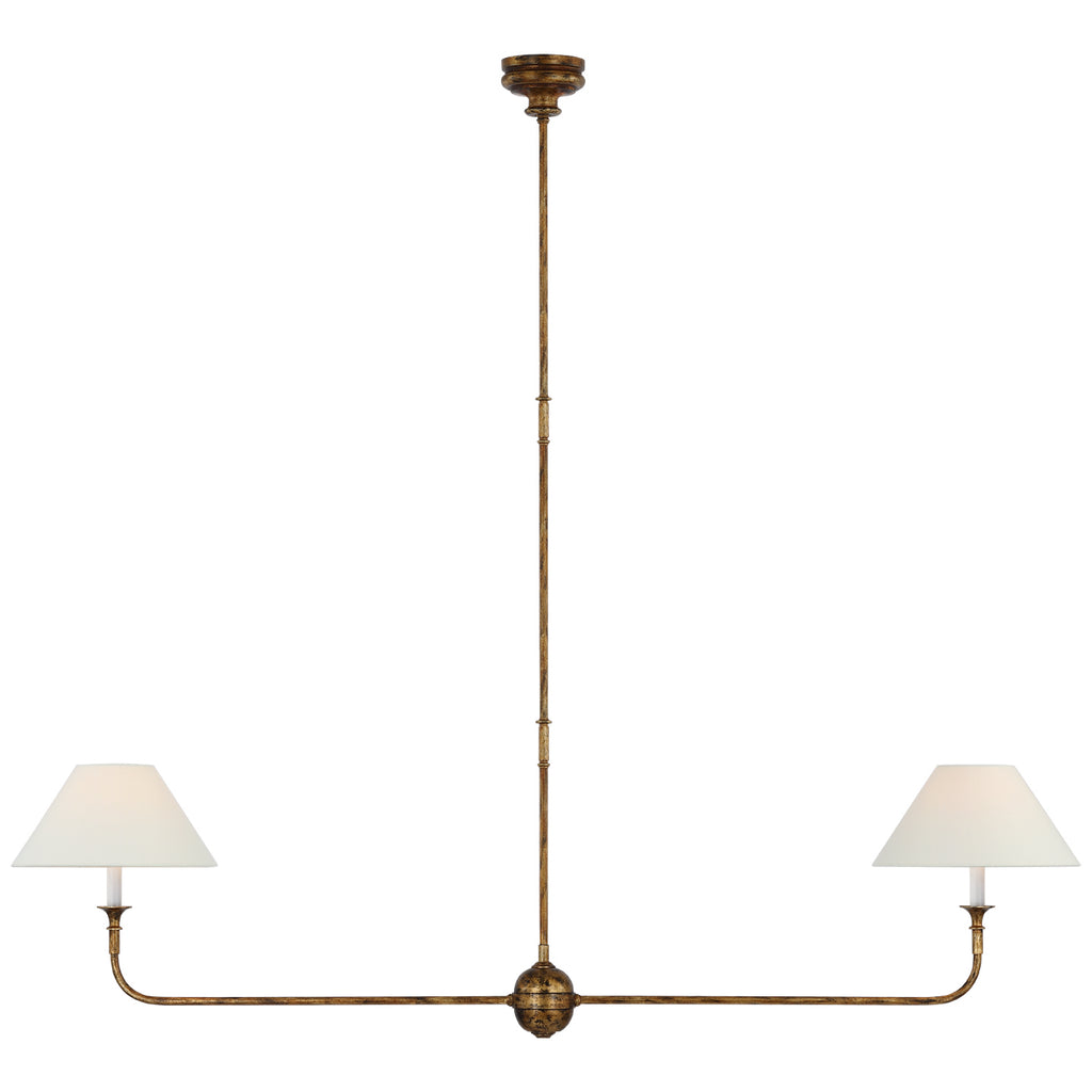 Visual Comfort Signature Canada - TOB 5455AG-L - LED Linear Pendant - Piaf - Antique Gild