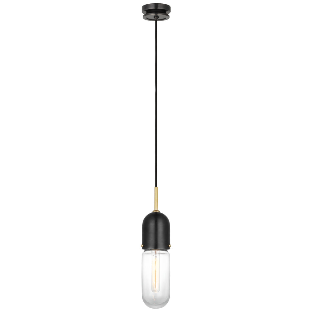 Visual Comfort Signature Canada - TOB 5645BZ/HAB-CG-1 - LED Pendant - Junio - Bronze and Brass