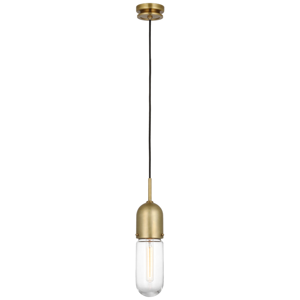 Visual Comfort Signature Canada - TOB 5645HAB-CG-1 - LED Pendant - Junio - Hand-Rubbed Antique Brass
