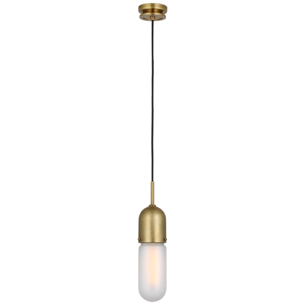 Visual Comfort Signature Canada - TOB 5645HAB-FG-1 - LED Pendant - Junio - Hand-Rubbed Antique Brass
