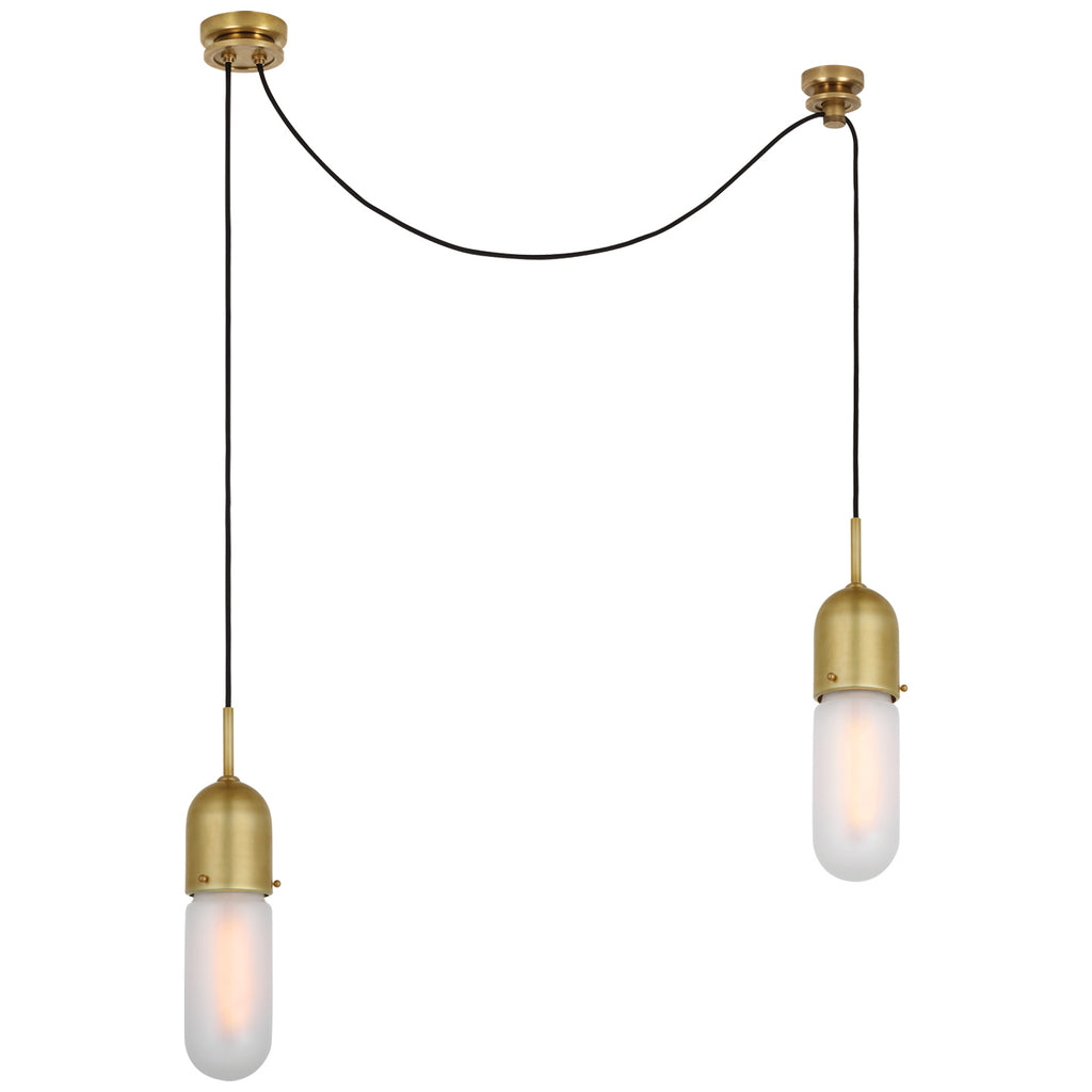 Visual Comfort Signature Canada - TOB 5645HAB-FG-2 - LED Pendant - Junio - Hand-Rubbed Antique Brass