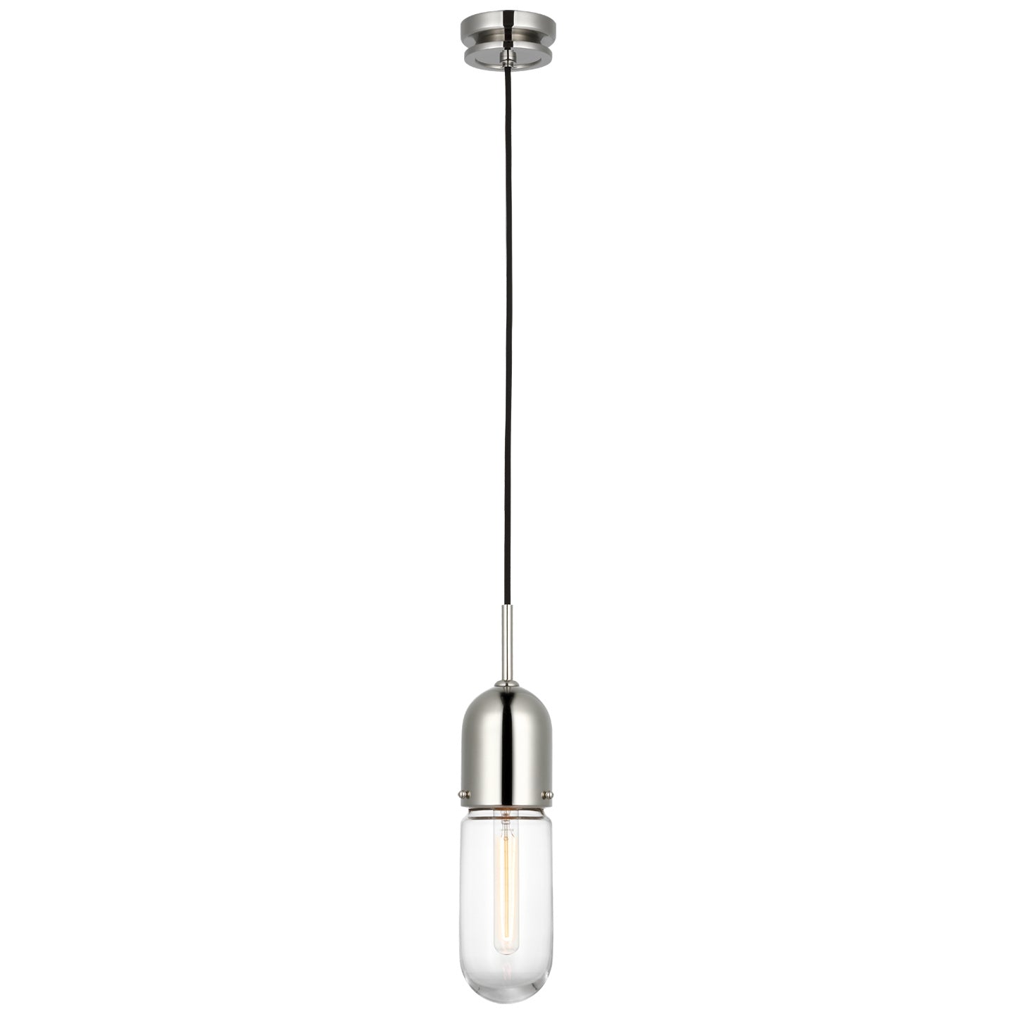Visual Comfort Signature Canada - TOB 5645PN-CG-1 - LED Pendant - Junio - Polished Nickel