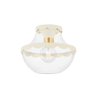 Alaina One Light Semi Flush Mount