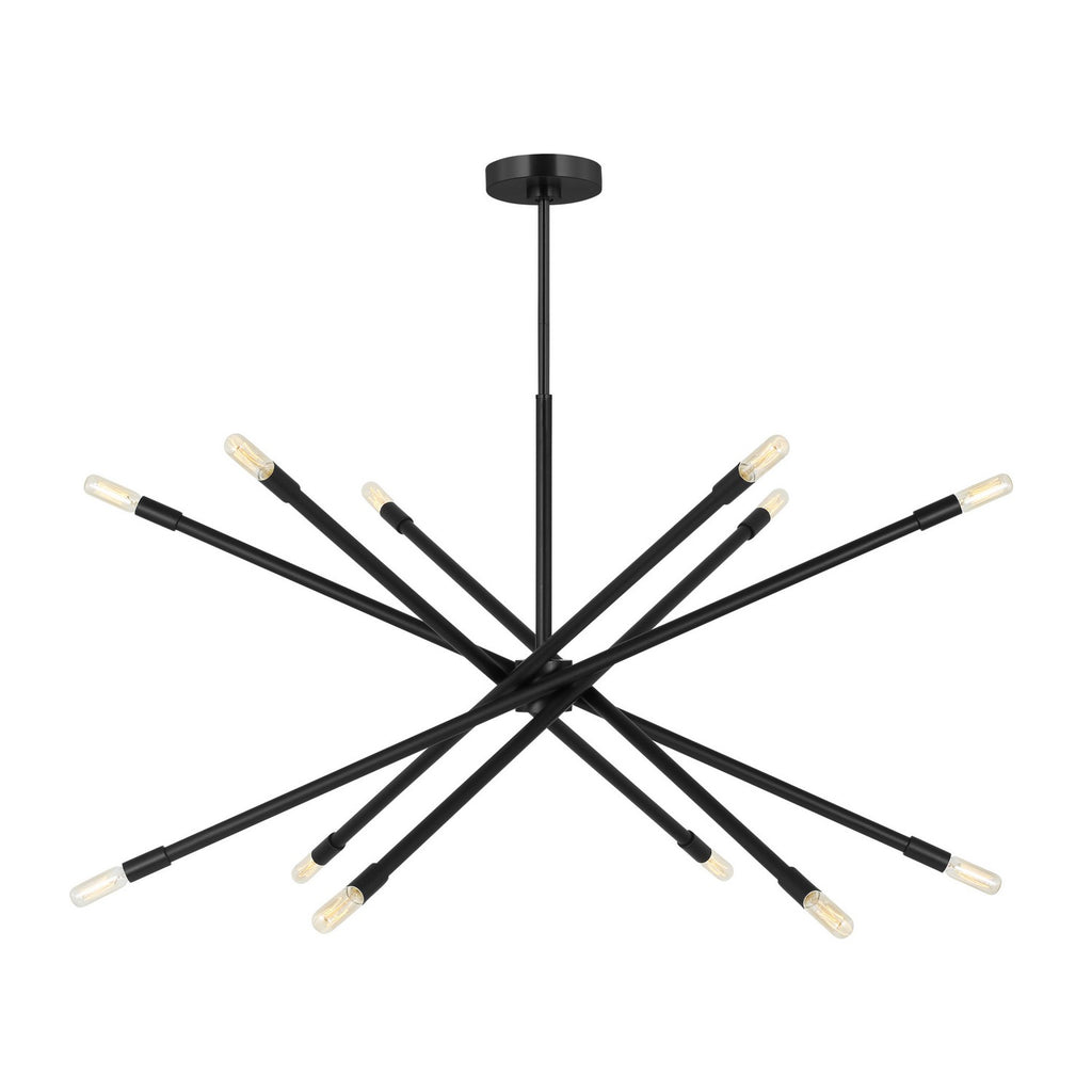 Visual Comfort Studio Canada - CC16512MBK - 12 Light Chandelier - Eastyn - Midnight Black