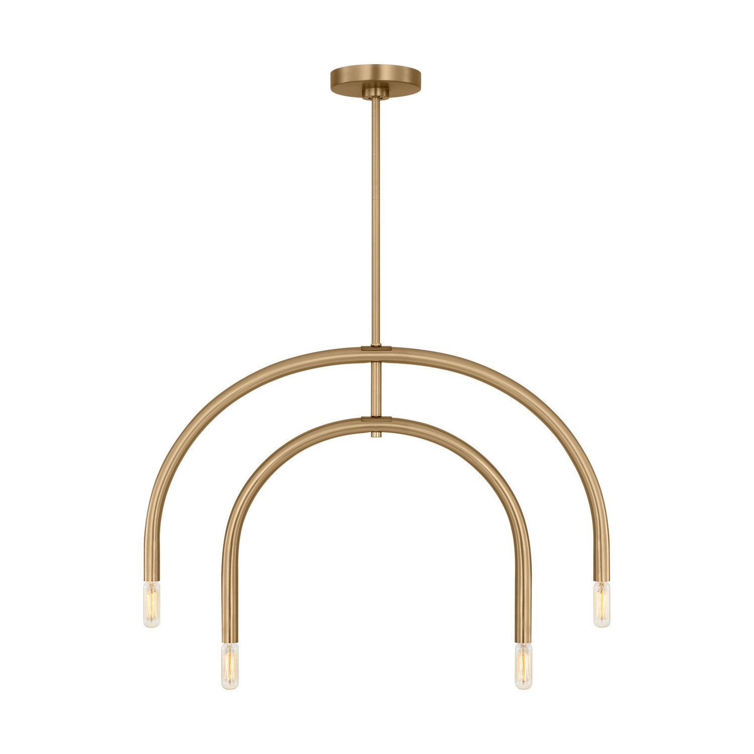 Visual Comfort Studio Canada - DJC1104SB - Four Light Chandelier - Hadden - Satin Brass