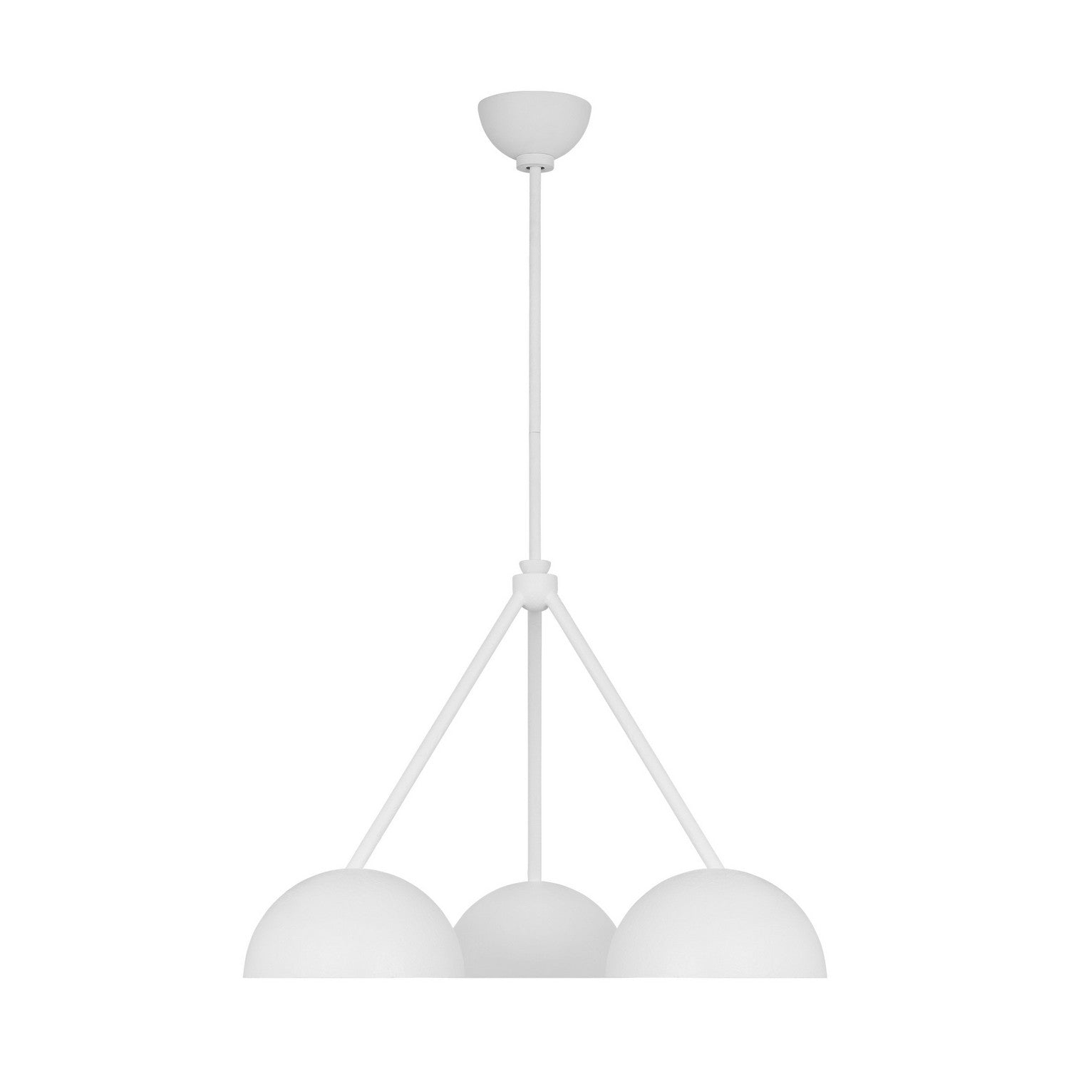 Visual Comfort Studio Canada - LXC1043CPST - Three Light Chandelier - Beaunay - Cast Plaster