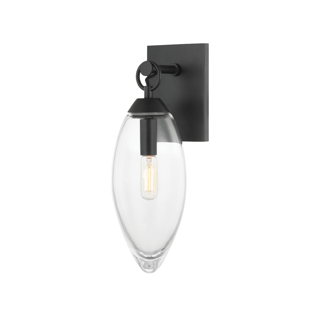 Hudson Valley Canada - 7900-BBR - One Light Wall Sconce - Nantucket - Black Brass