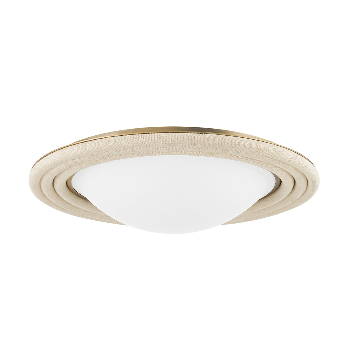 Troy Lighting Canada - C8916-PBR - LED Flush Mount - Zion - Patina Brass