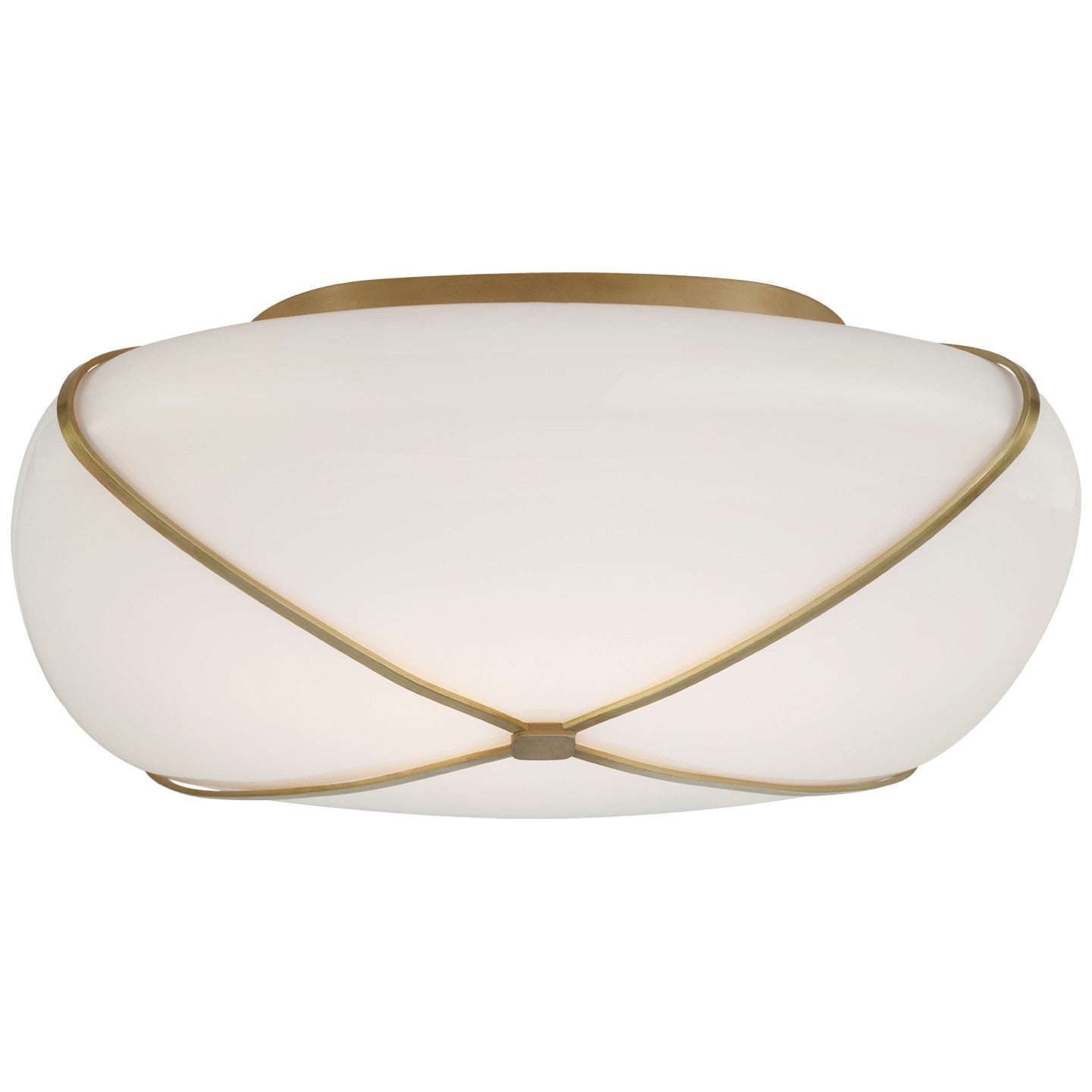 Visual Comfort Signature Canada - CD 4006SB-WG - LED Flush Mount - Fondant - Soft Brass