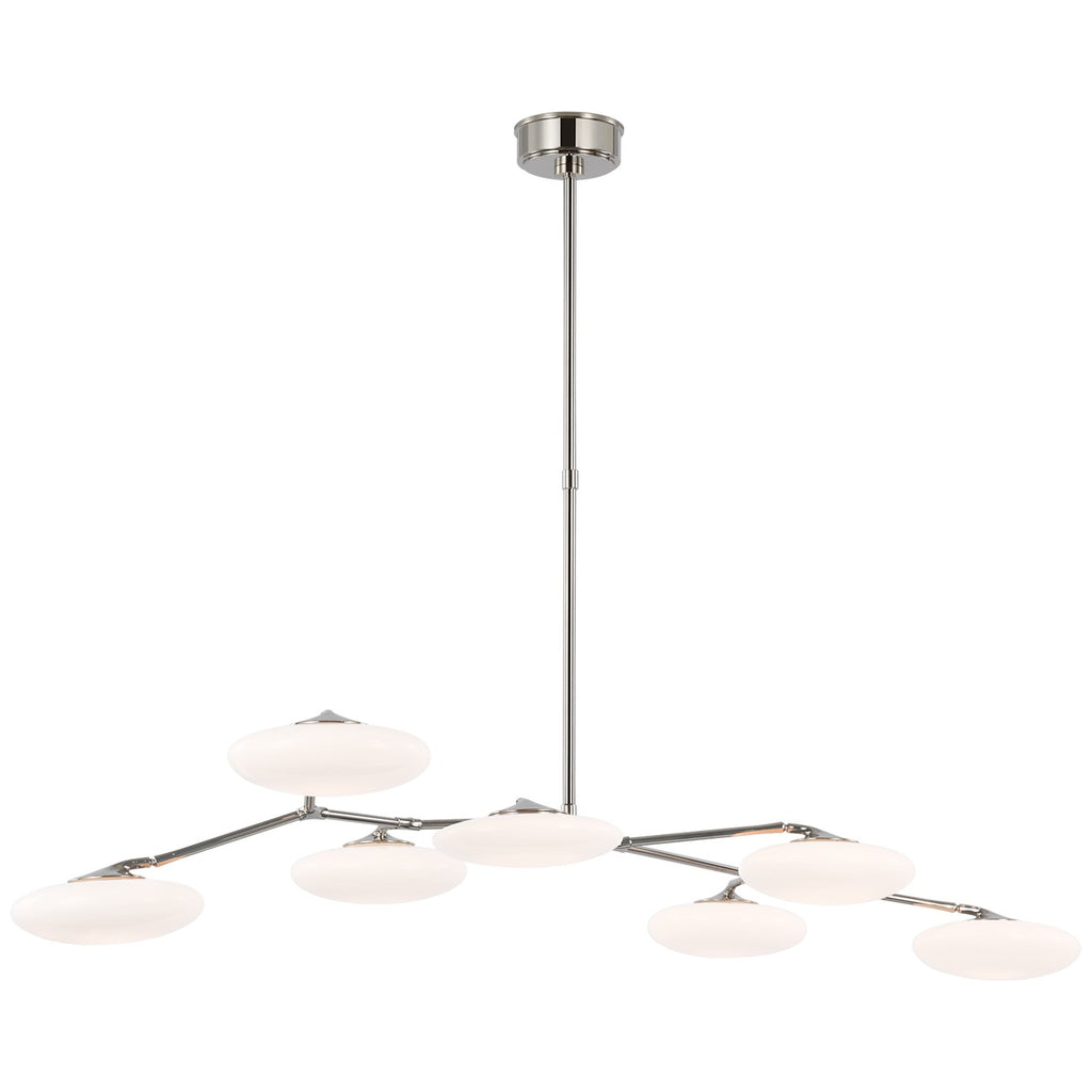 Visual Comfort Signature Canada - CD 5015PN-WG - LED Linear Chandelier - Brindille - Polished Nickel