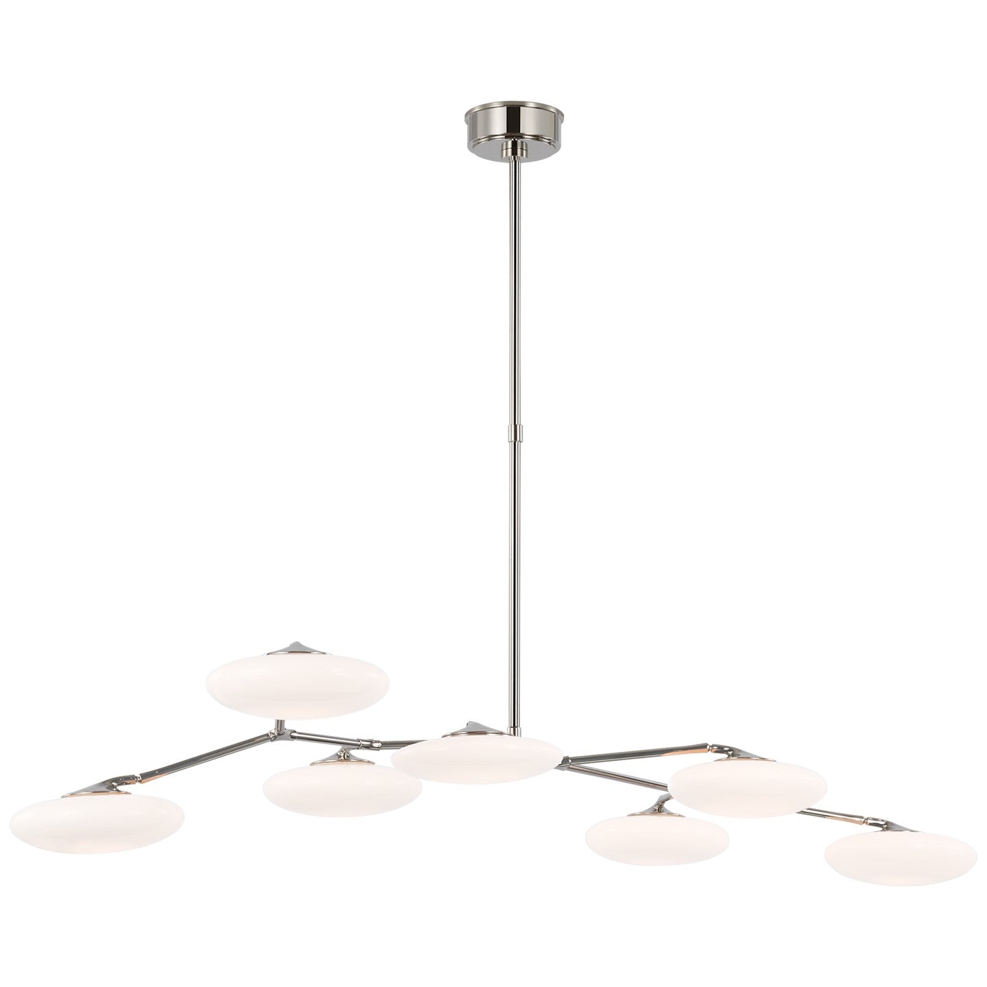 Visual Comfort Signature Canada - CD 5015PN-WG - LED Linear Chandelier - Brindille - Polished Nickel