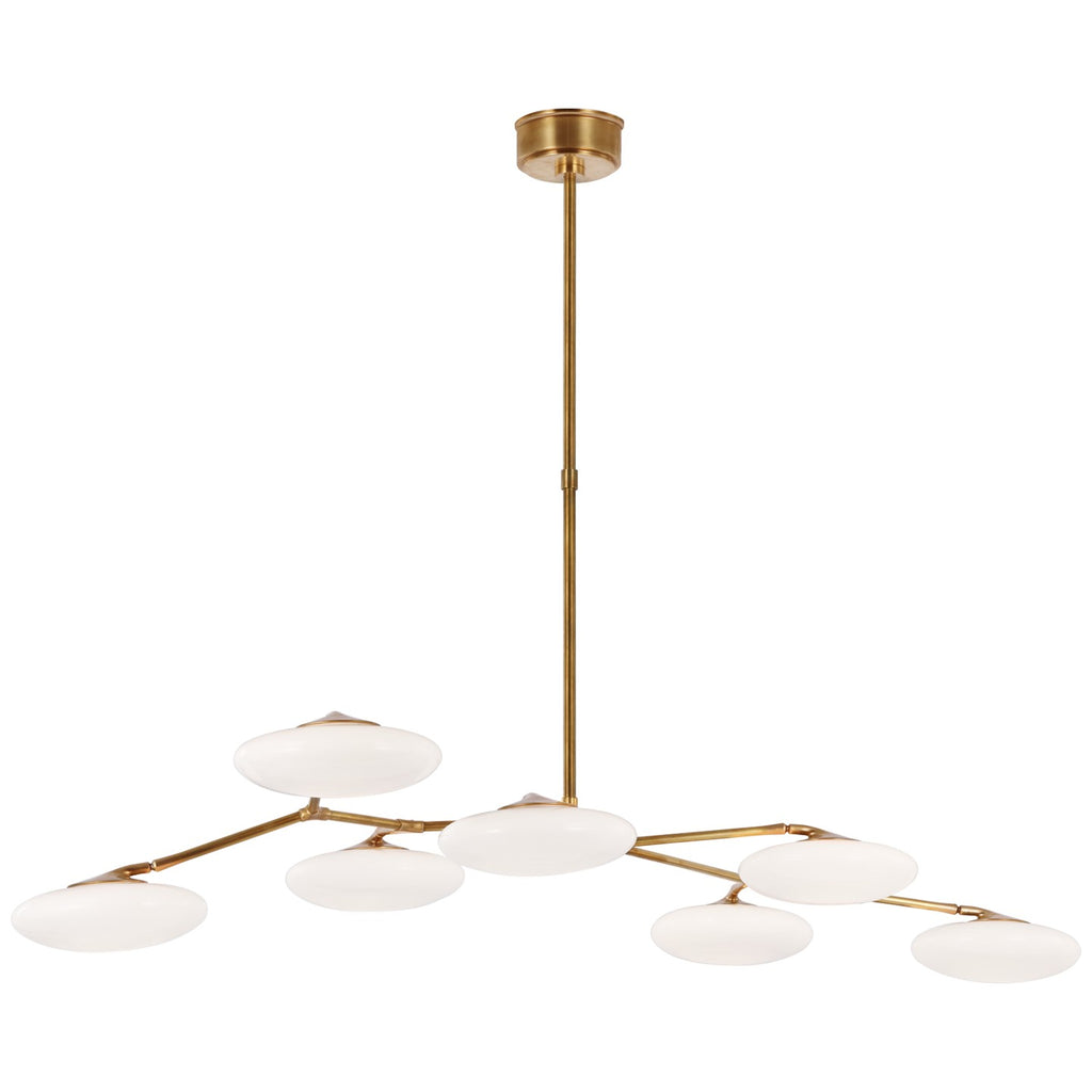 Visual Comfort Signature Canada - CD 5015SB-WG - LED Linear Chandelier - Brindille - Soft Brass