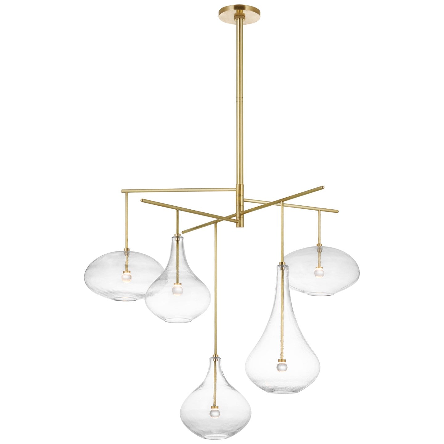 Visual Comfort Signature Canada - CD 5025SB-CG - LED Chandelier - Lomme - Soft Brass