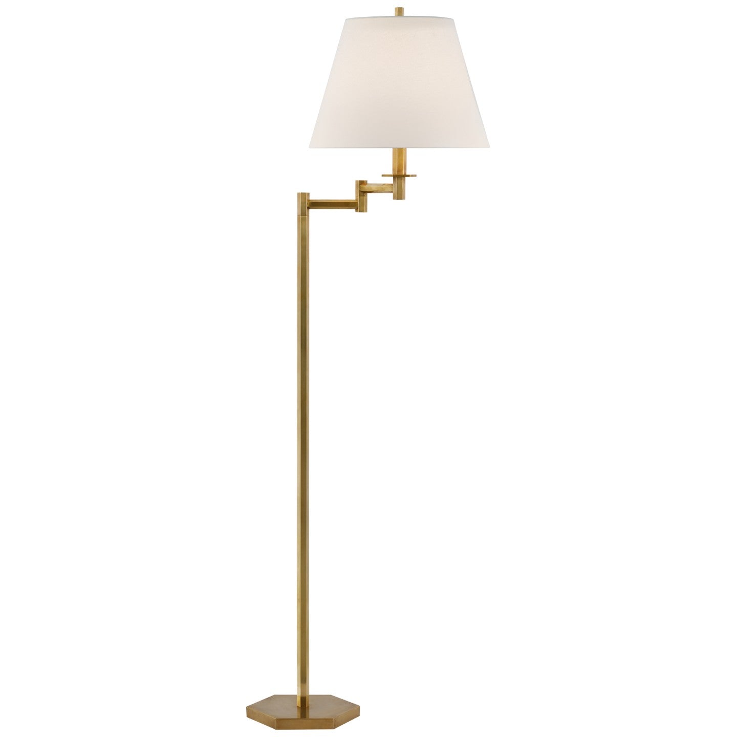 Visual Comfort Signature Canada - PCD 1002HAB-L - LED Floor Lamp - Olivier - Hand-Rubbed Antique Brass