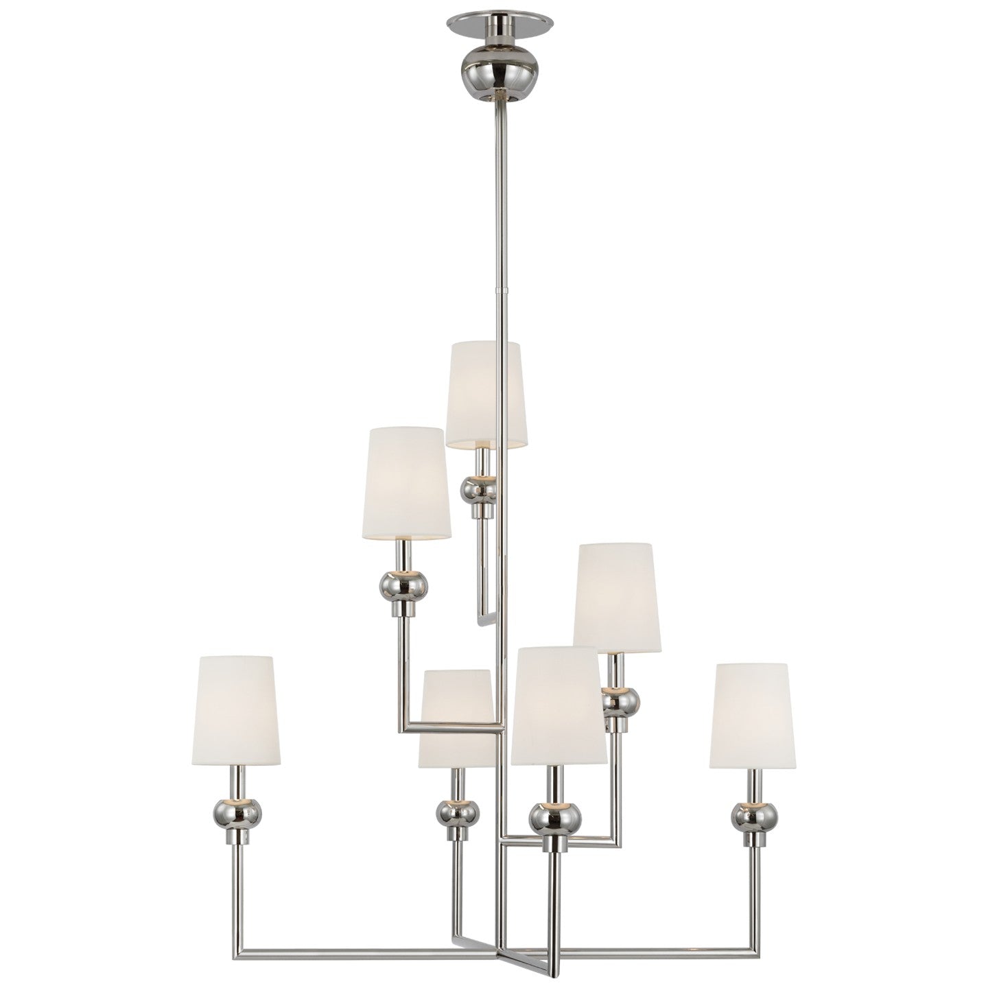 Visual Comfort Signature Canada - PCD 5100PN-L - LED Chandelier - Comtesse - Polished Nickel